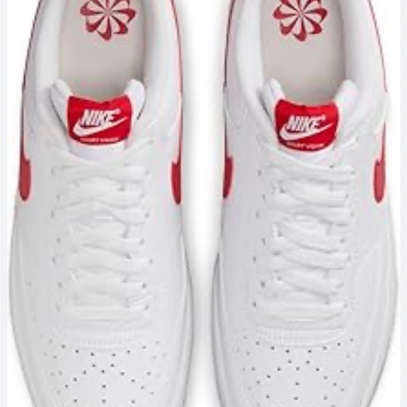 Nike Red and White Athletic Shoes